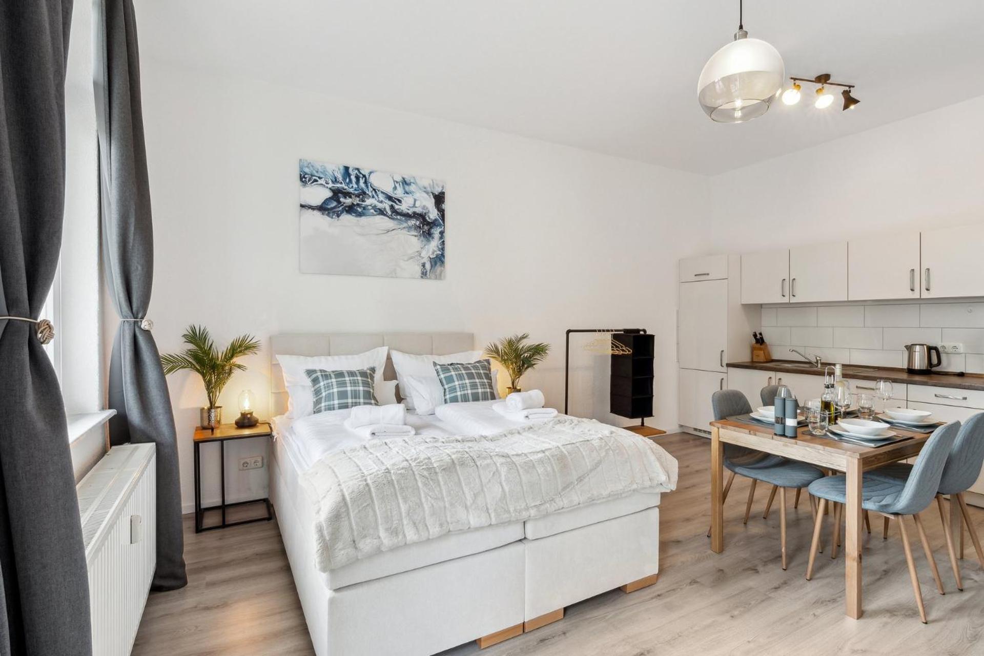 Homespace - Magdeburg - Gemuetliches Apartment Mit Balkon Zewnętrze zdjęcie