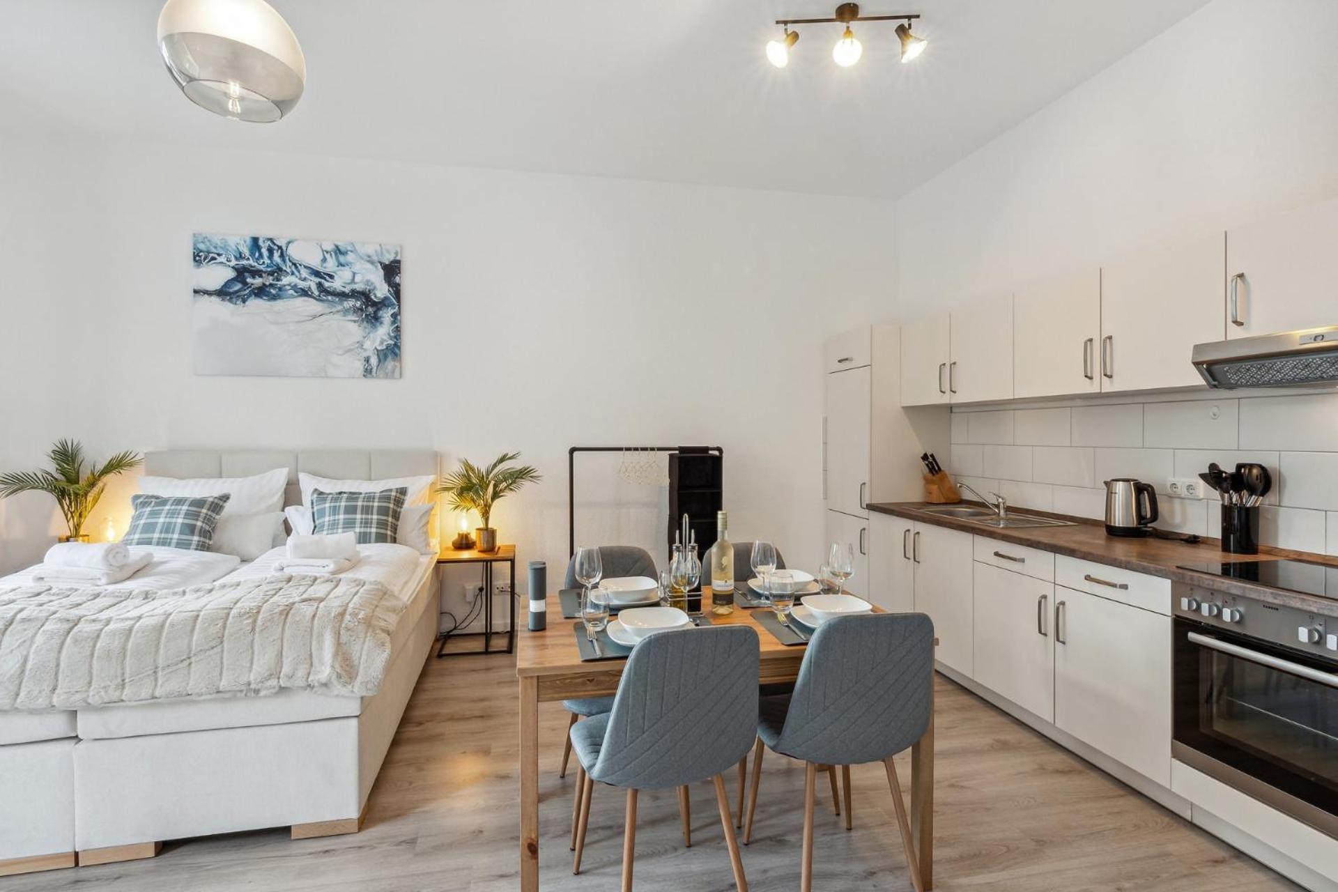 Homespace - Magdeburg - Gemuetliches Apartment Mit Balkon Zewnętrze zdjęcie